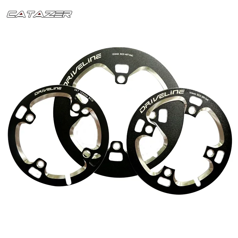 36T 42T 44T XT Mountain Bike Aluminum Alloy Guard Plate BCD104 Bicycle Chainguard Chain Wheelset Protective Cover Block