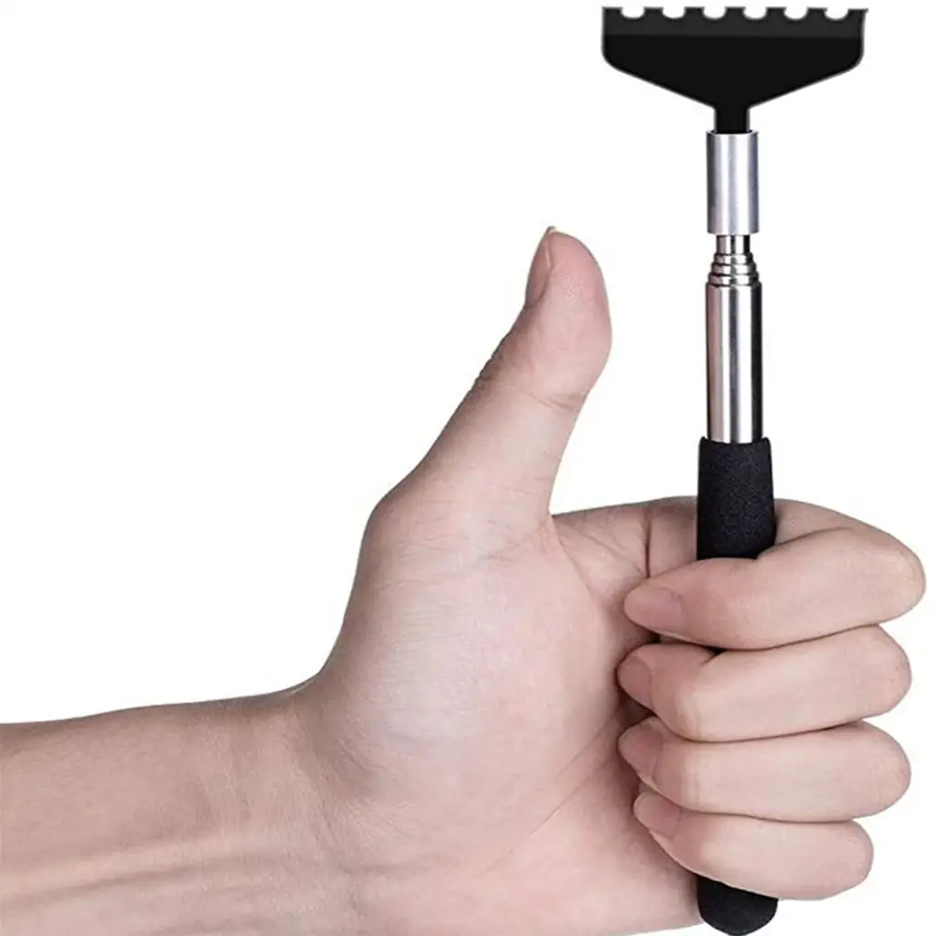 

Extendable Back Scratcher Telescoping Metal Massager Travel Home Itch Relief