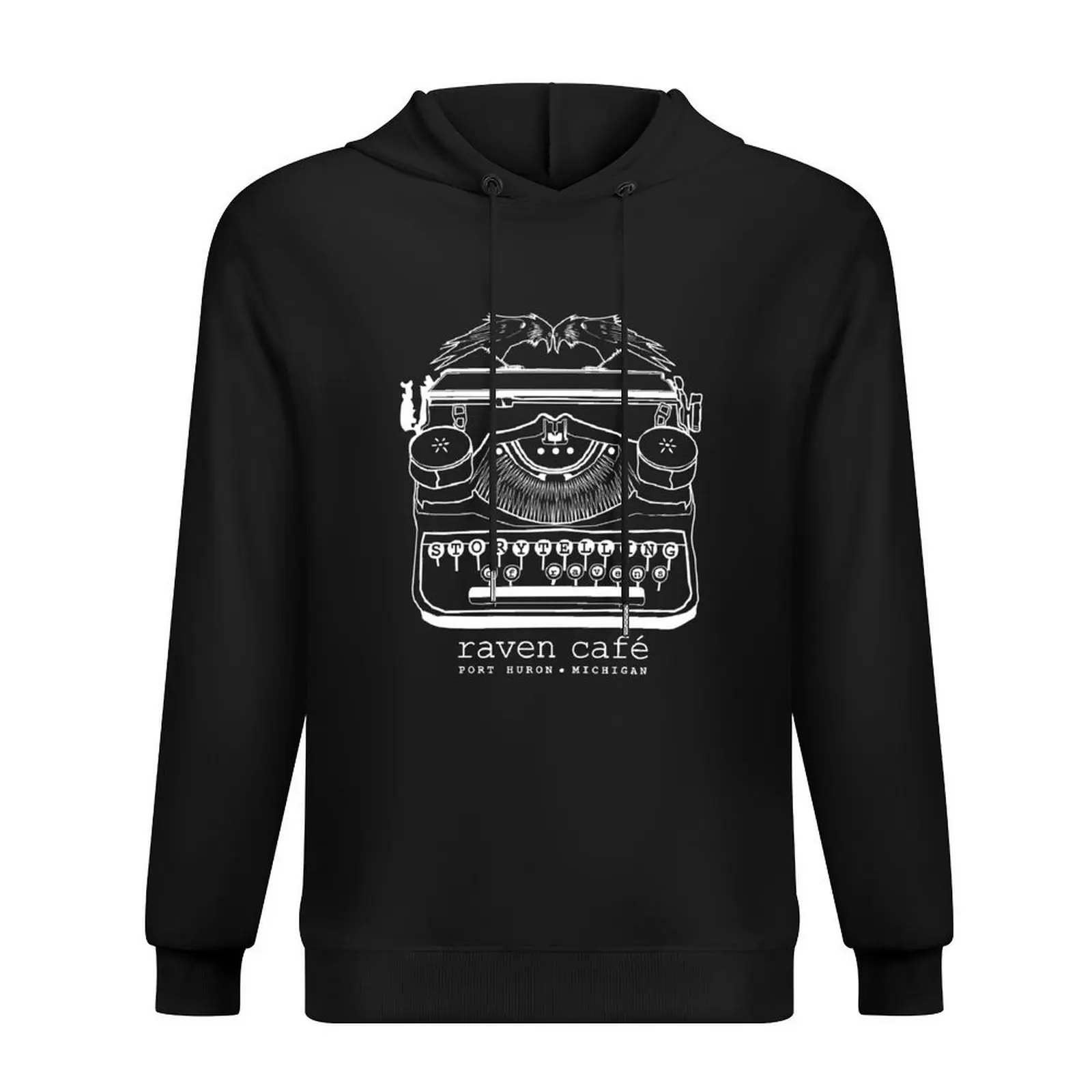 

Storytelling of Ravens (RAVEN CAFE) Hoodie men's clothing japanese style anime clothes korean style clothes graphic hoodies