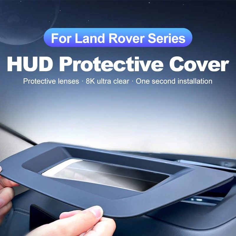 Car HUD Display Cover Head Up Display Screen Protective Accessories For Land Rover Discovery5 Range Rover Evoque 2018-2024