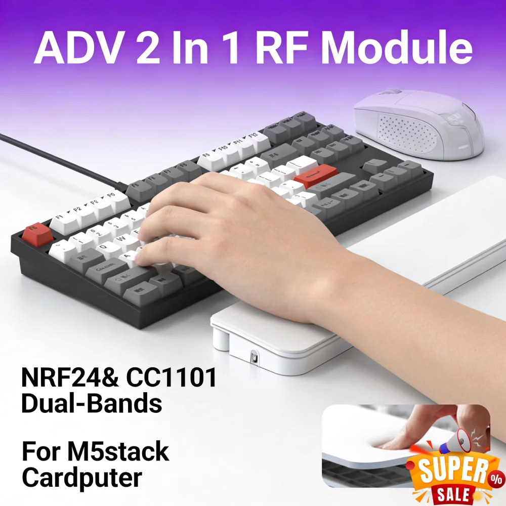 

Набор для чистки клавиатуры 22 в 1 с подставкой для запястий, эргономичной подушечкой для рук и защитой для запястий, в комплекте с коробкой для хранения