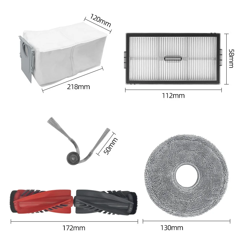 

Suitable for Roborock Saros 10R /G20S Ultra /S9 Maxv Slim Vacuum Cleaner Spare Parts Main Side Brush Filter Mop Bags
