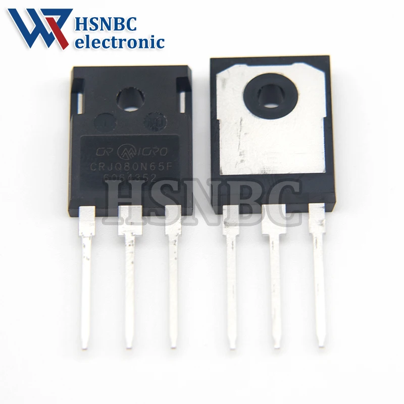 10 قطعة/الوحدة CRJQ80N65F 80N65 TO-247 40A 650V N-قناة الطاقة MOSFET الترانزستور 100% جديد الأصلي