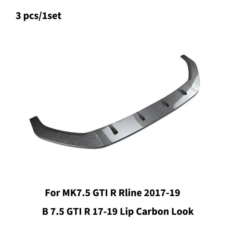 Kofferbak Spoiler Wing Lip voor Volkswagen Golf 7 7.5 MK7 7.5 GTI R R Lijn 2013-2021 Dak diffuser voorste splitter Body kits