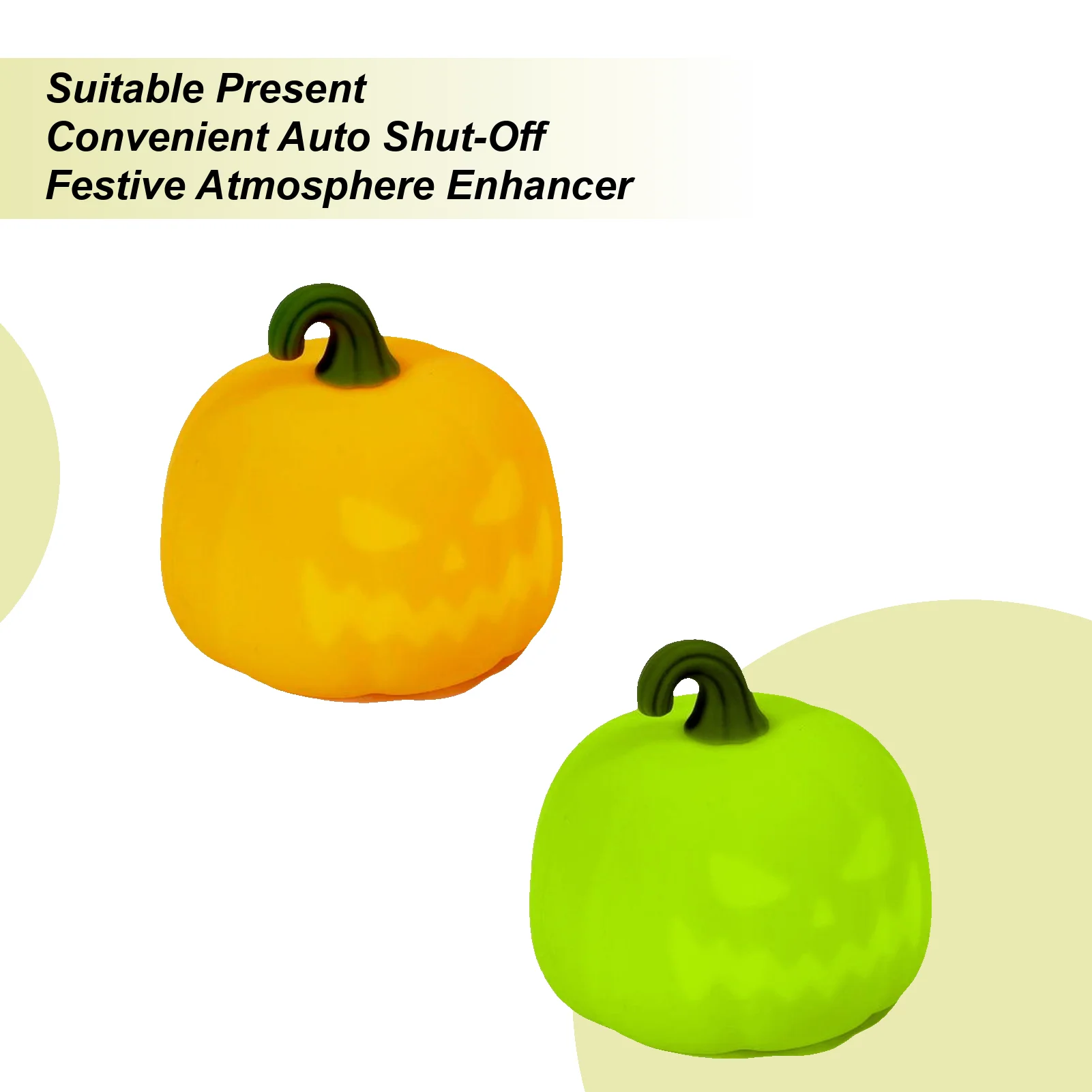 

Halloween Led Night Light Silicone Table Lamp 600mAh Pumpkin Cute Cartoon Kid Birthday Gifts Nursery Bedroom Nightlights