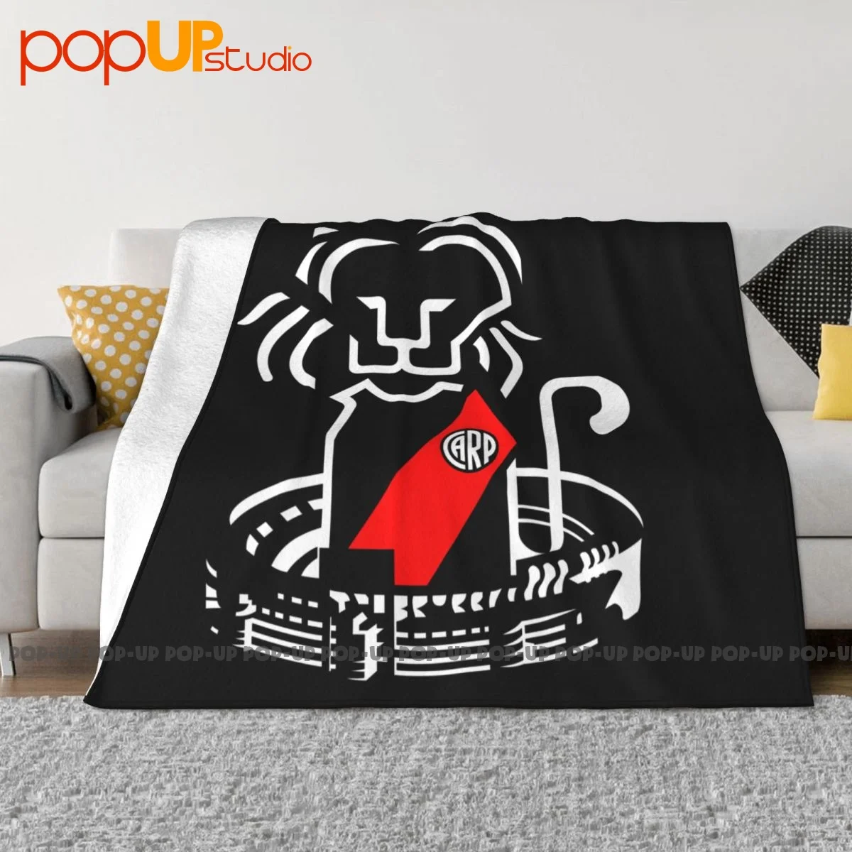 Club Atletico River Plate Gainsboro Blanket Bedroom Home Decor Sleeping Sheets