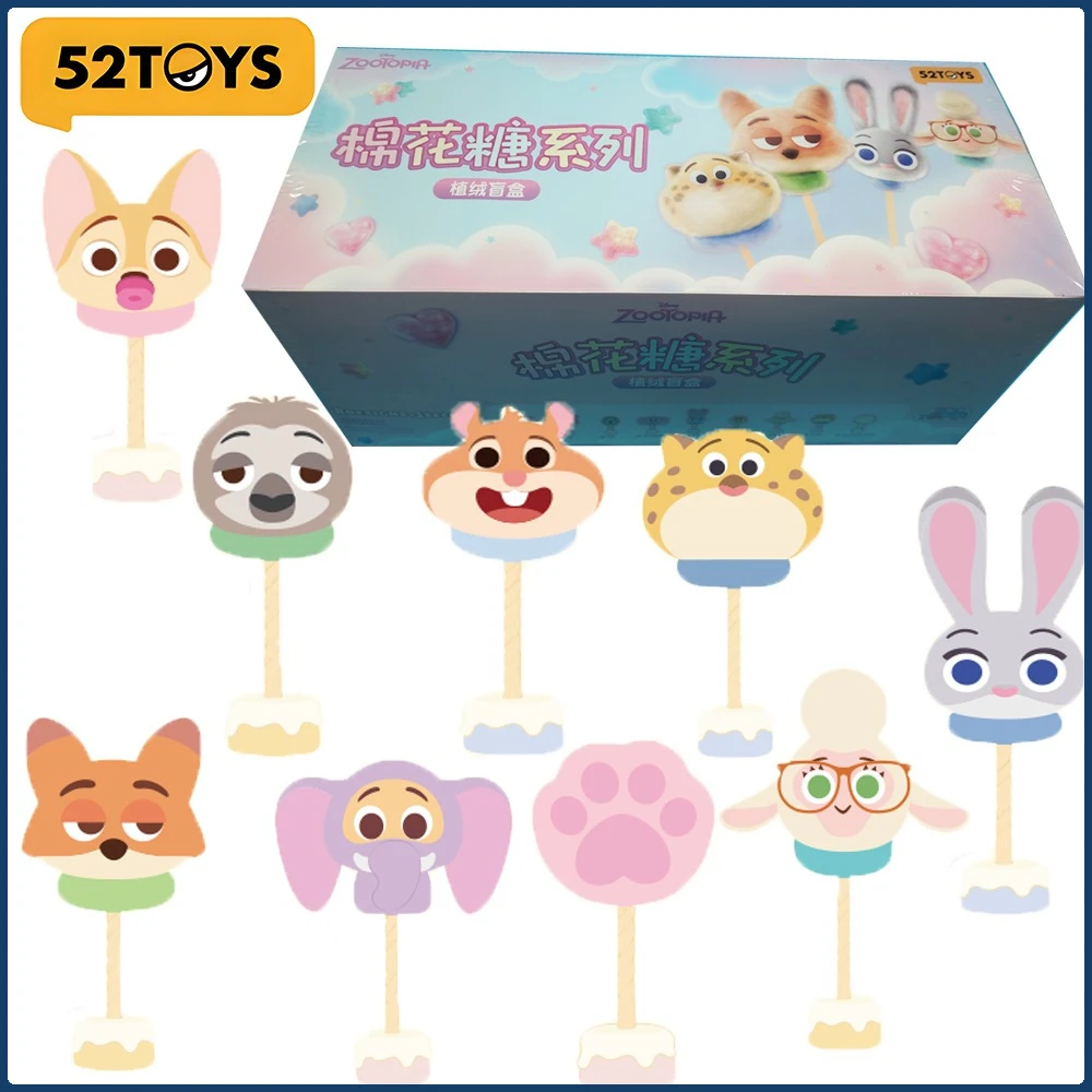 

52toys Original Zootopia Marshmallow Series Blind Box Cartoon Exquisite Anime Characters Collection Model Decoration Toys Gifts