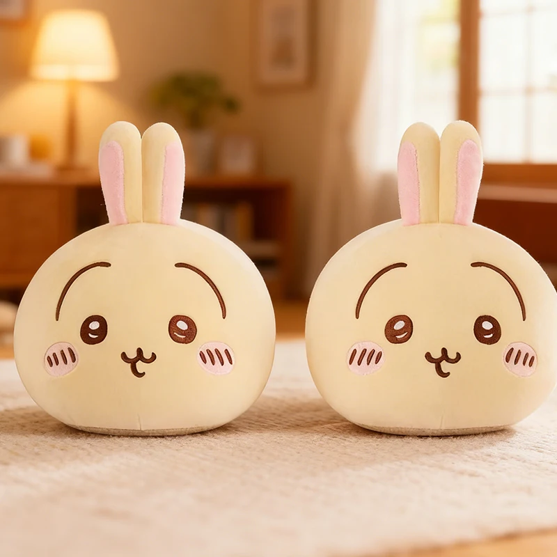 Sanrio Chiikawa Plush Slippers Usagi Hachiware Warm Fluffy Indoor Home Slippers Non Slip Soft Sole Winter House Shoes For Women