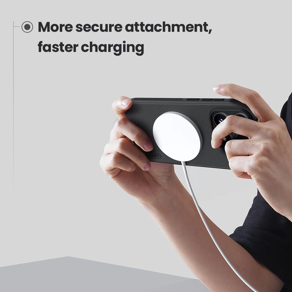 Nillkin Etui Magnetyczne Super Frosted Shield Pro Ultra-Thin Hard Magsafe do Xiaomi Mi 17 5G, Ochronna Obudowa Tylna do Xiaomi 17 — zdjęcie produktu 4