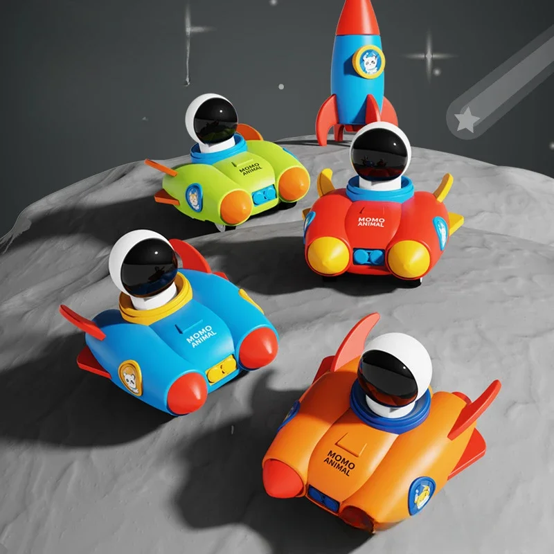 I bambini lo hanno amato New Press Rocket Toy Car Car Kindergarten Gift Toy giocattoli carini ragazzini e bambine amano i giocattoli