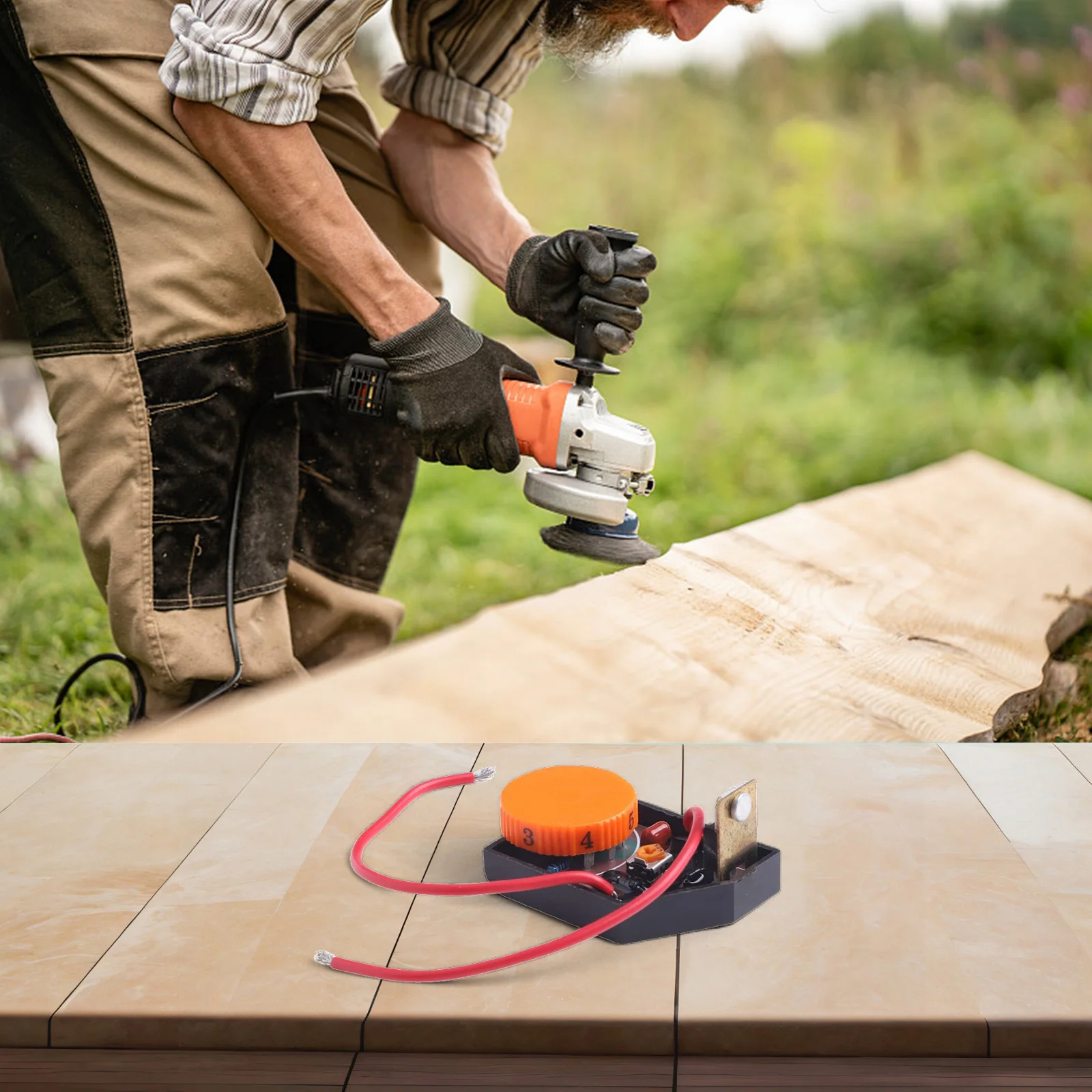 

Replacement Parts 6-Speed Controller DIY Projects Plastic Material Versatile Speed Adjustment Easy To Use Speed Governor