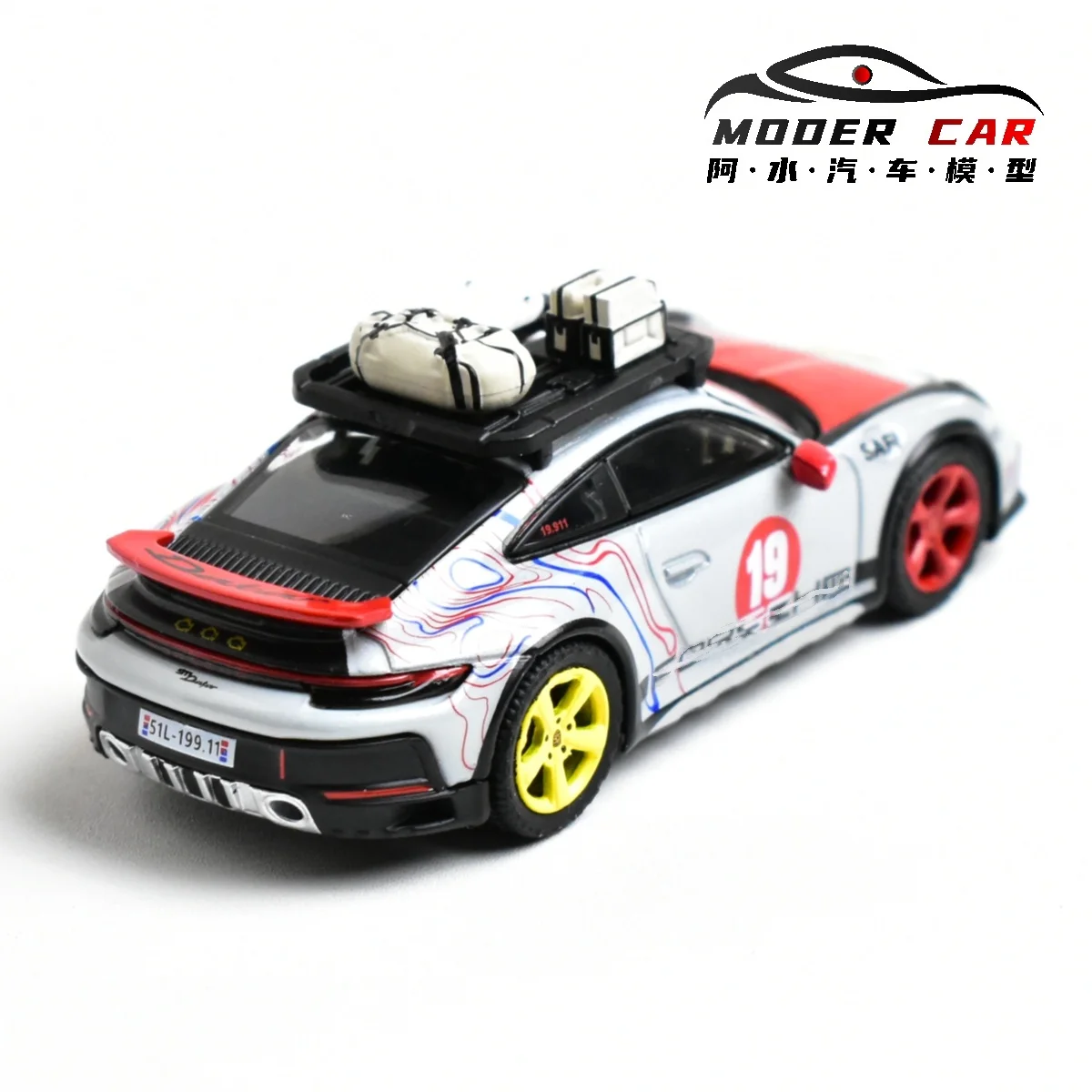 

Литая под давлением модель автомобиля MINIGT TSM 1068 1:64 для взрослых Hobby 911 Dakar