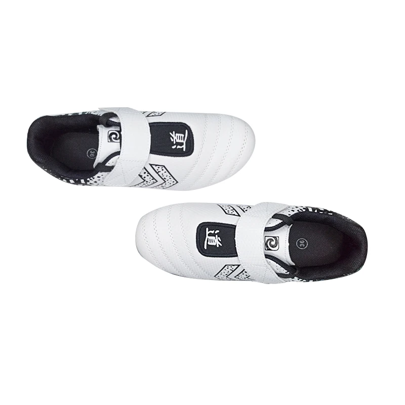 Unisex Sneakers Taekwondo Shoes High Quality PU Leather Soft Lightweight Sports Footwear Karate Boxing Taekwondo TPR Soles Shoes image 4