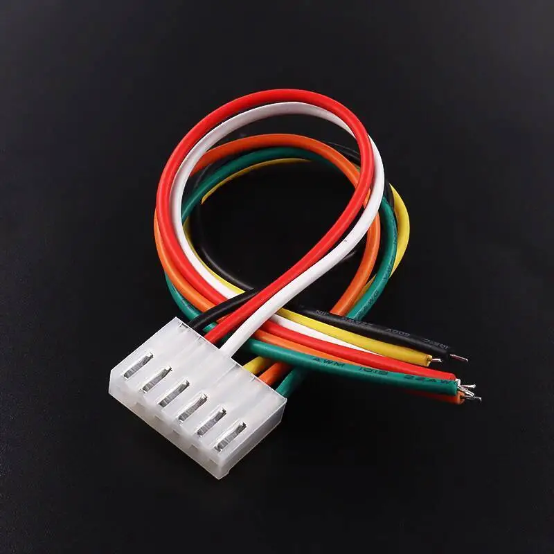 5 Stück CH3.96 Anschlusskabel Einzel-Stecker 3,96 mm Rastermaß Elektronische Verbindung 2P3P4P5P6P Länge 20 cm – Detail 4