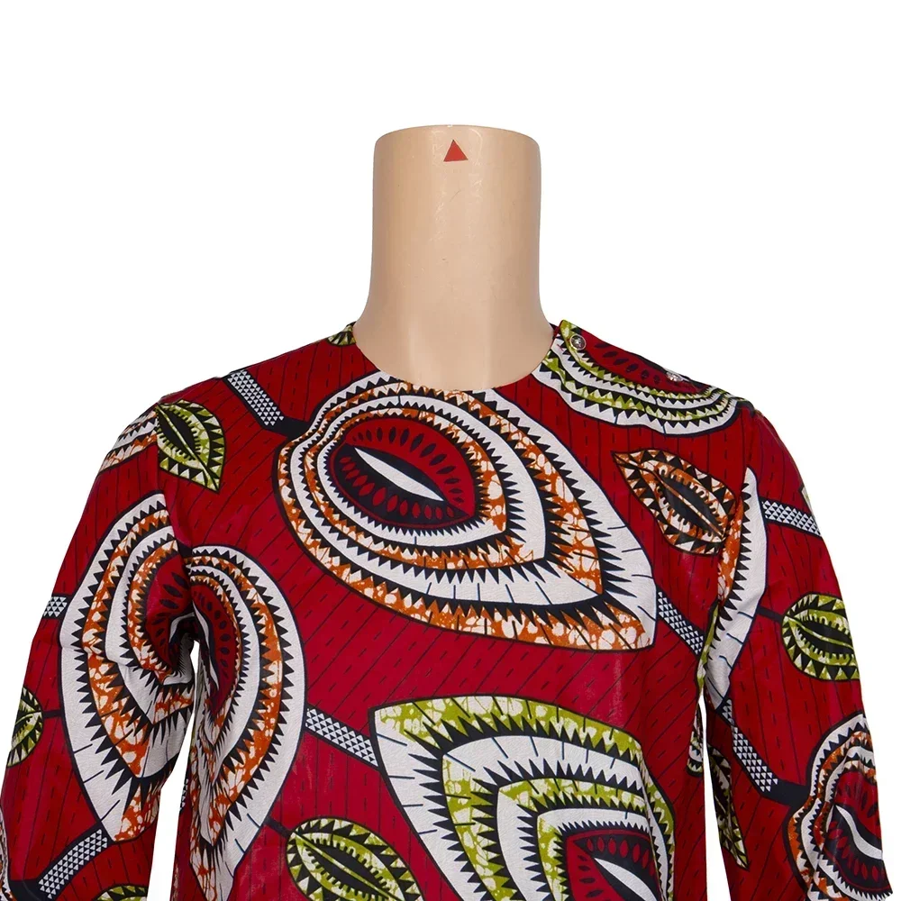 African Clothes for Men African Wax Print Dashiki Shirt Dress and Pants Traditional Africa Clothing Outfits Suits Set WYN1159