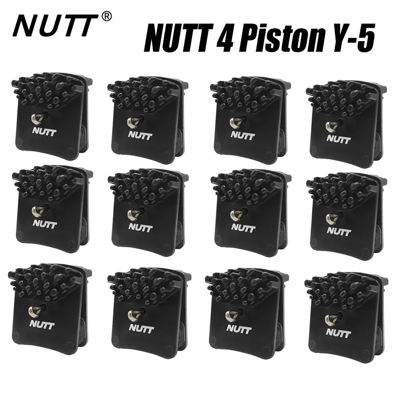 AliExpress NUTT 4 Piston Y-5 Brake Pad Ceramics Heat Dissipation Cooling Disc Brake Electric E-Bike Scooter Hydraulic Caliper Bicycle Parts