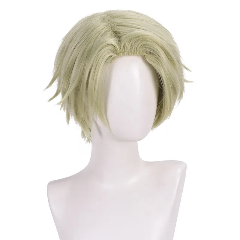 HoneyYX Anime Cosplay Green Wig  Accessoies Heat Resistant Synthetic Hair Wigs