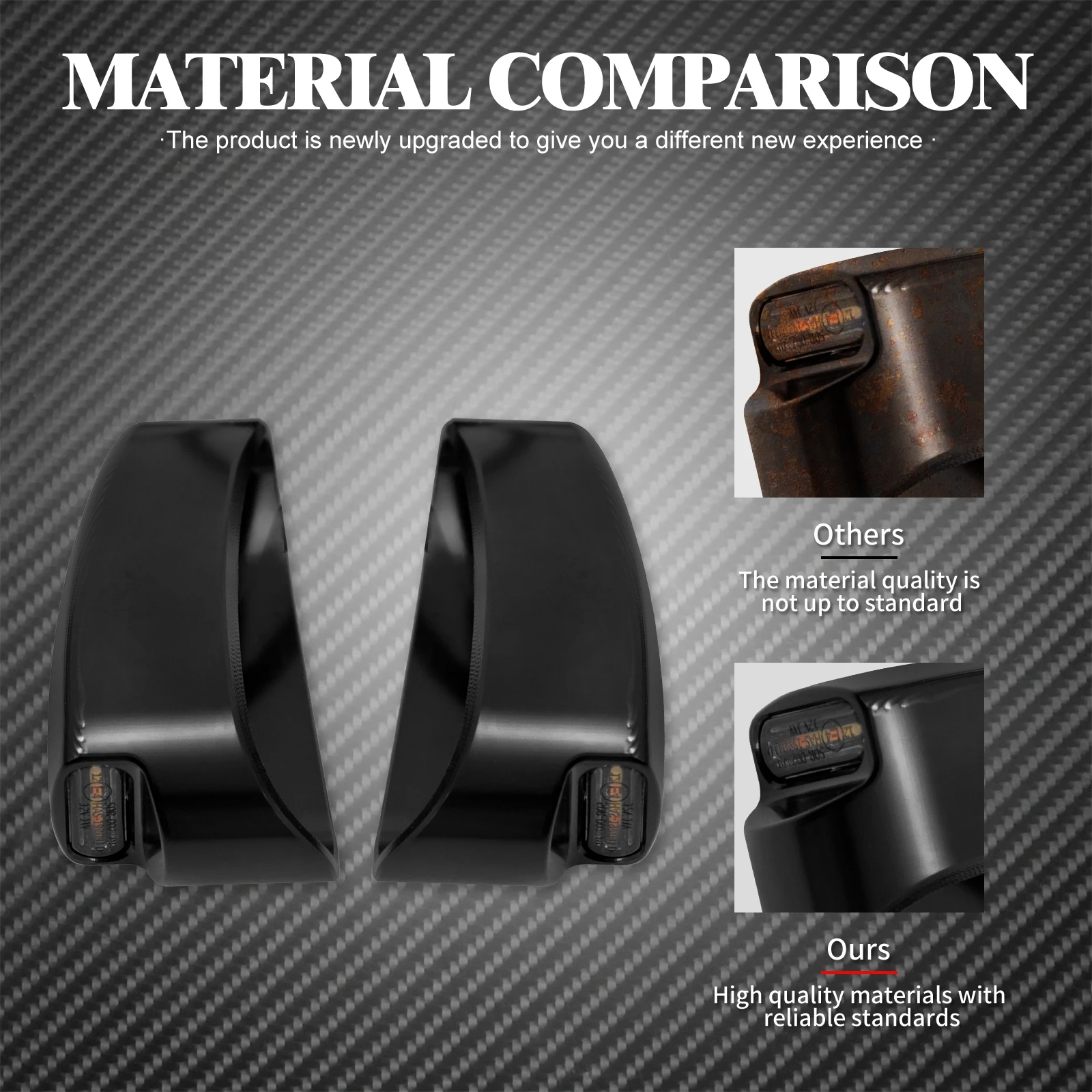 Motorcycle LED Front Indicator Lights E Mark Turn Signal Running Light For Harley Touring Road Glide FLTRXS FLTRX 2015-2023