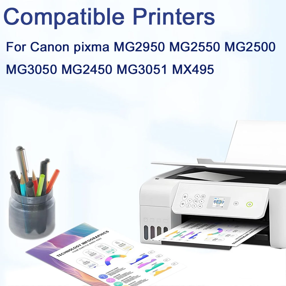 Refillable PG545XL CL545 XL PG545 CL546 Ink Cartridge PG545XL Replacement For Canon IP2800 IP2850 MG2400 MG2450 MG2455 Printers