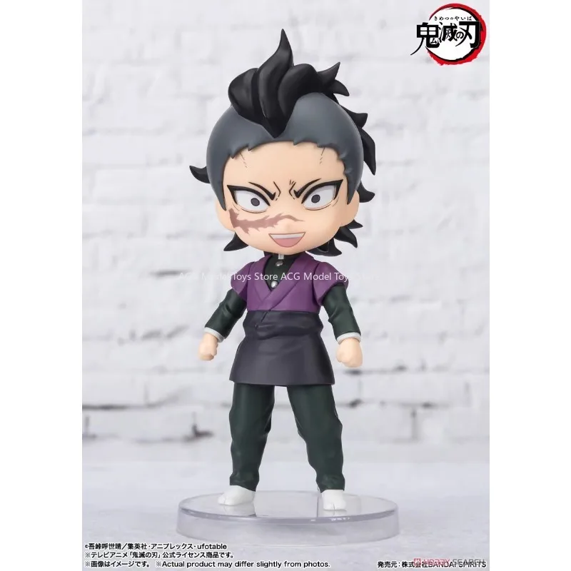 Оригинальная Bandai фигурка мини-убийца демонов Shinazugawa Genya экшн-фигурка игрушки Коллекционная модель подарок