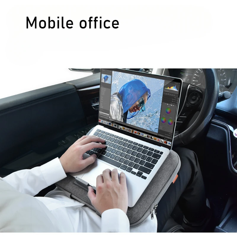 Laptop Multifunctional Handbag Lightweight Business Bag Gift Can Be Placed on The Knee As A Stand
