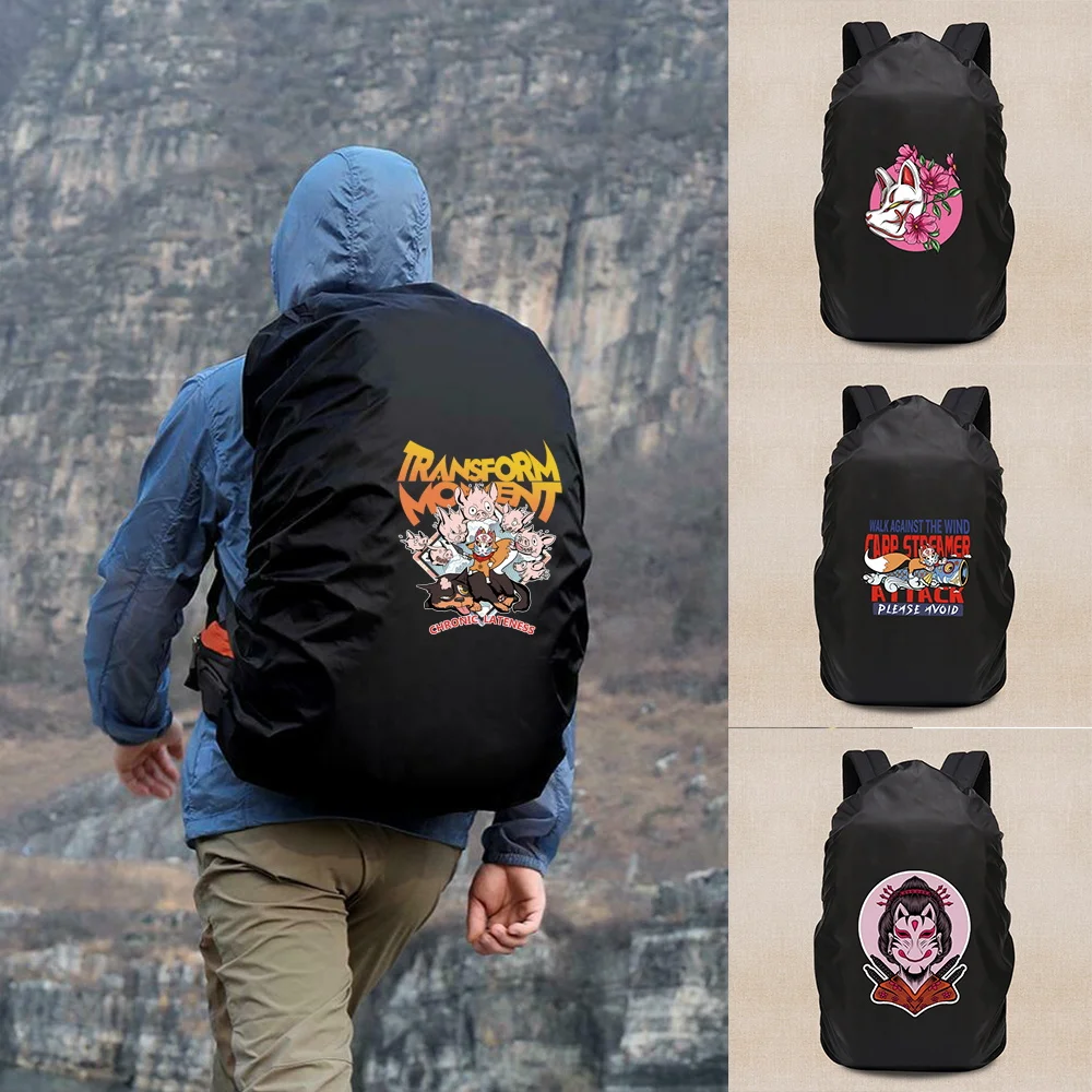 Travel Accessories Durable Practical Nylon Backpack Rain Cover Fit for 20L‑70L Backpack for Hiking Trips