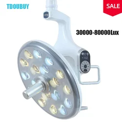 Lampa oralna TDOUBUY 18 żarówek lampa chirurgiczna Led do utwardzania fotel dentystyczny typu jednostki (głowica reflektora)