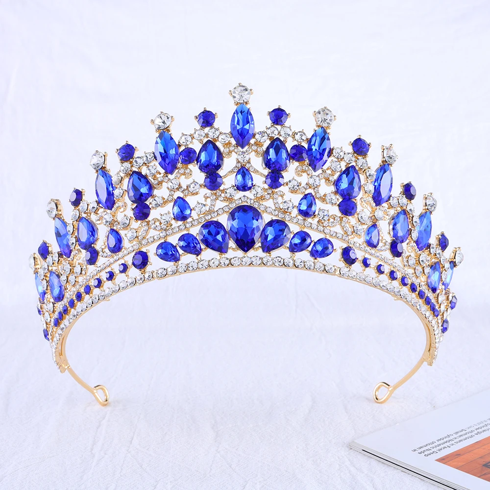 

Crystal Bridal Tiaras Rhinestone Prom Diadem Wedding Crown For Women Bridal Wedding Hair Accessories Jewelry Crown Tiara Gift