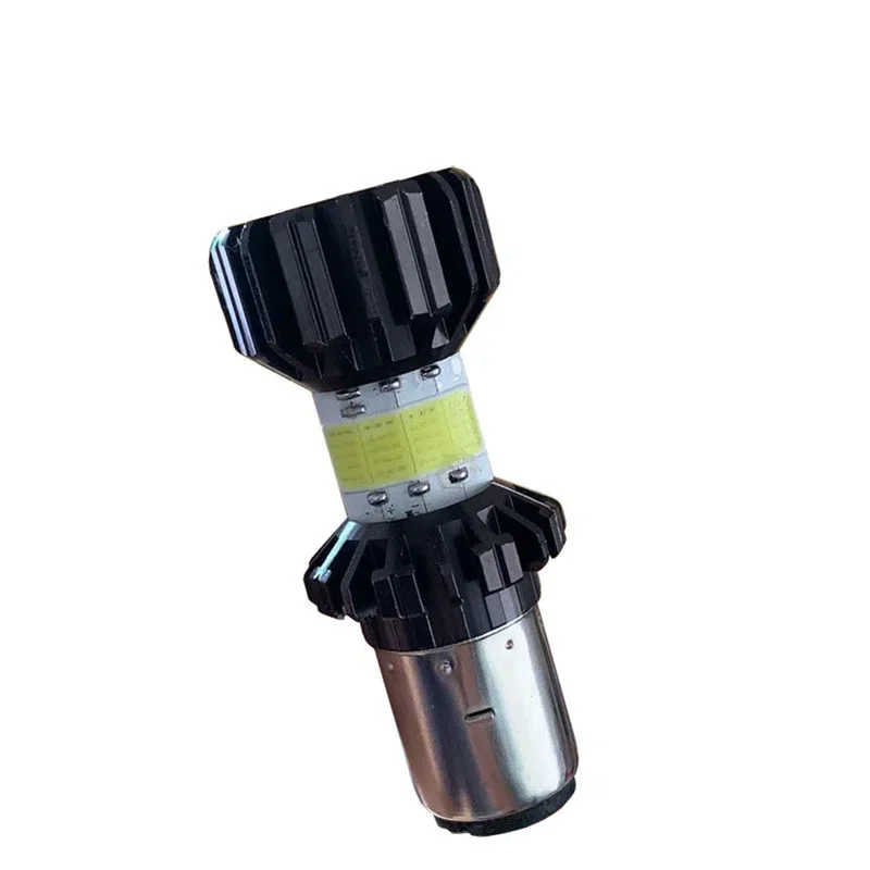 Off road motorcycle light BA20D H4, ultra bright white light 12V80V strong light lens LED headlight for motorcycle modification,
