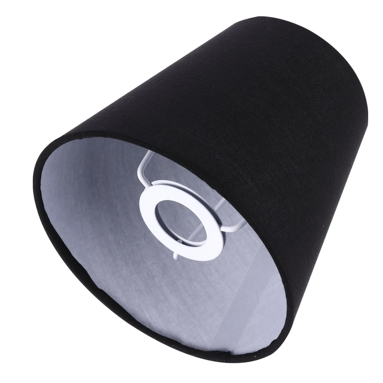 Premium Cloth Lampshade Black Shade Covers Chandelier Fabric Lamps Desk Protective Cover Bedroom Living Room Decor