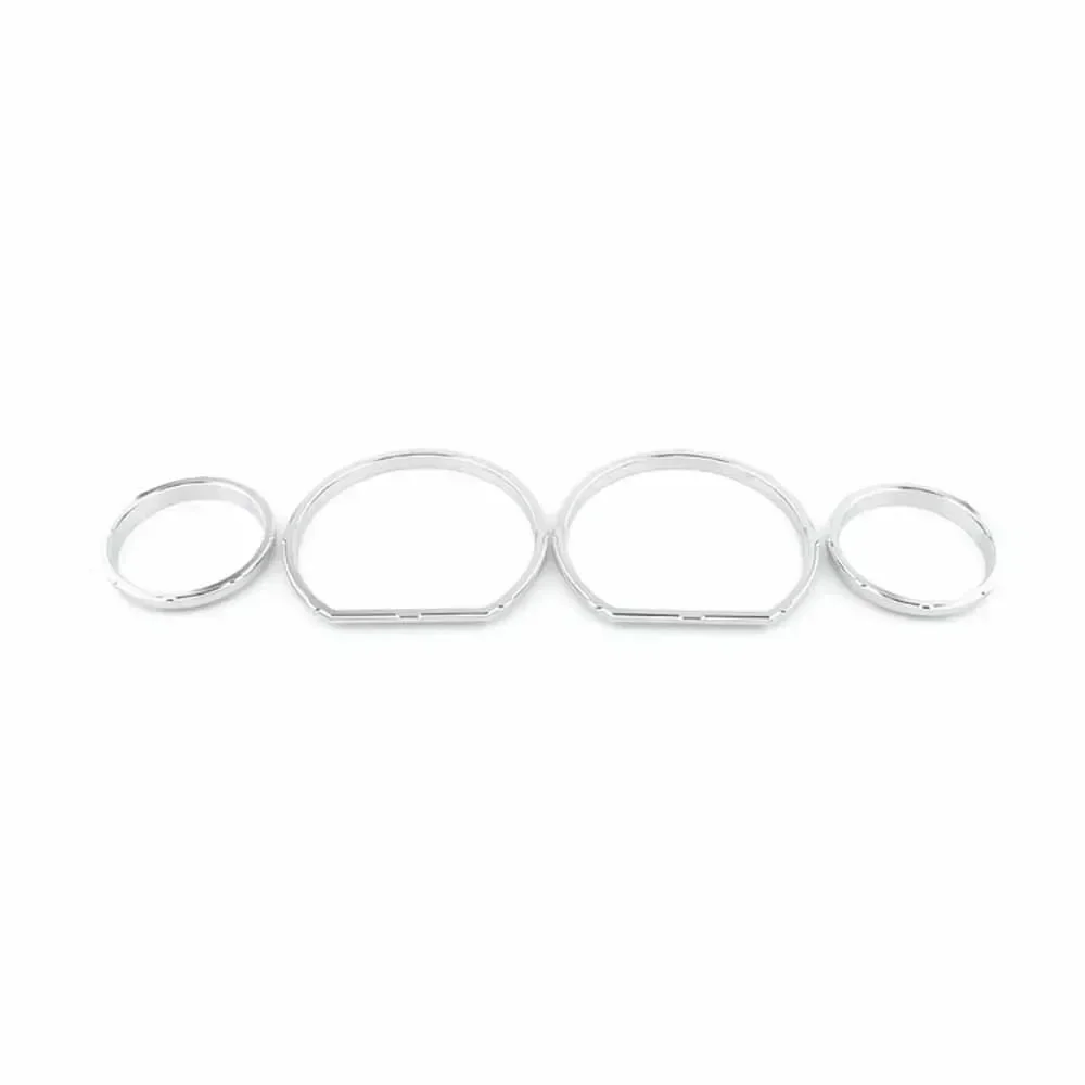 4Pcs Instrument Board Gauge Bezel Kit Speedometer Trim Ring Cover For Harley Davidson Touring Electra Street Glide 2014-2023