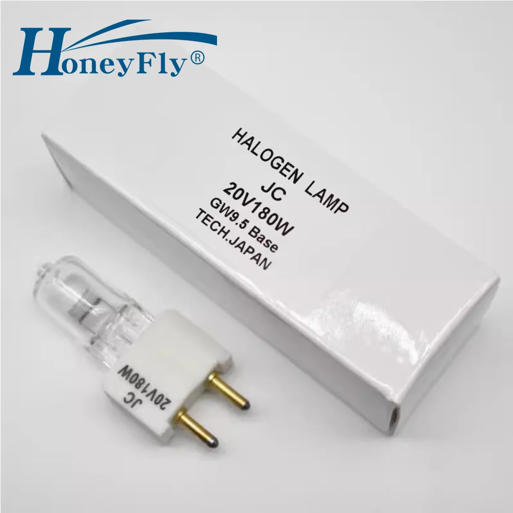 

HoneyFly GW9.5 Halogen Lamp JC 20V 180W Medical Shadowless Bulb for Amsco Steris 093926-047 LA500/700 Overhead Surgical Light