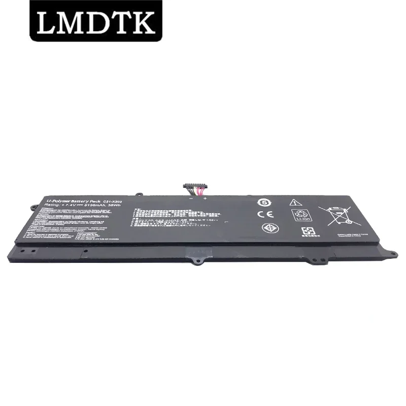 LMDTK New C21-X202 Laptop Battery For ASUS VivoBook S200 S200E X201 X201E X202 X202E S200E-CT209H S200E-CT182H S200E-CT1 5136mAh