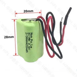 Ni-MH 2/3AAA 400mAh 3.6V rechargeable battery flashlight strong light instrument