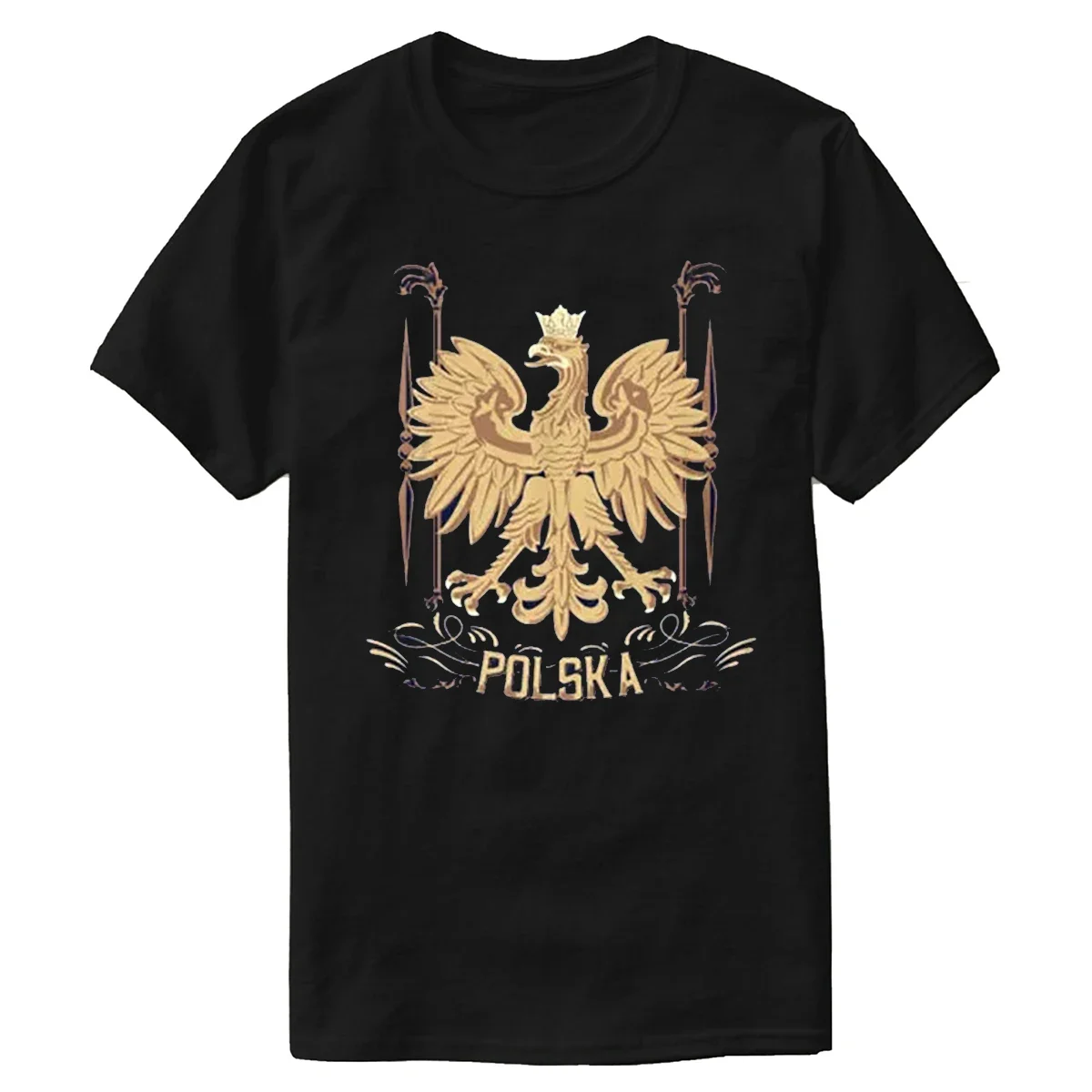 

Retro Polish Eagle Coat of Arms T-Shirt 100% Cotton O-Neck Short Sleeve Summer Casual Mens T-shirt Size S-3XL