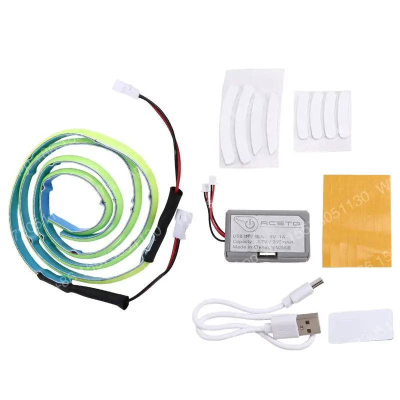 3 tiras de luces LED ABGN para DJI NEO/Mini 2/Mini 2 SE/Mini4K, localizador de vuelo nocturno para drones, tira de luces de advertencia, accesorios para drones C