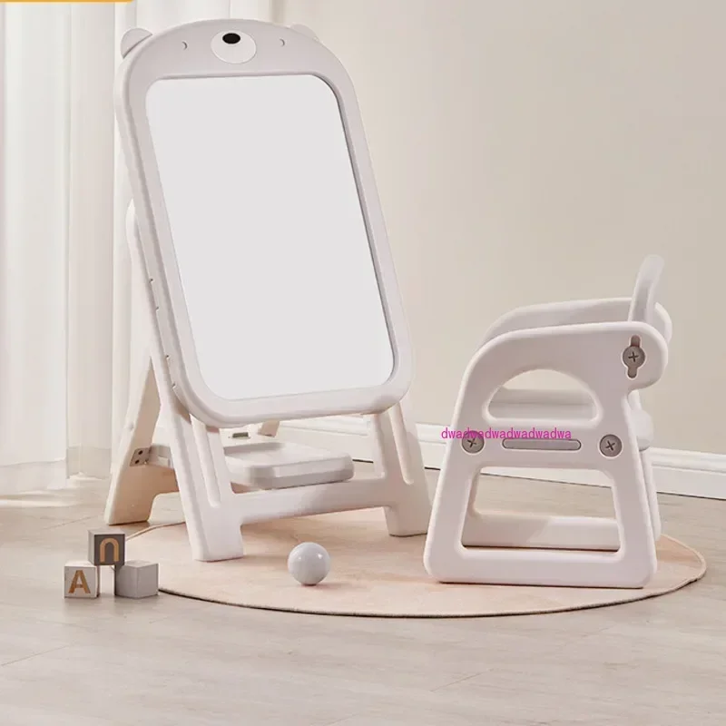 

Children's Play Table, Adjustable Lifting Desk, Triangular Design, Furniture, Dustproof Children's Dining Table,Magnetic Bracket