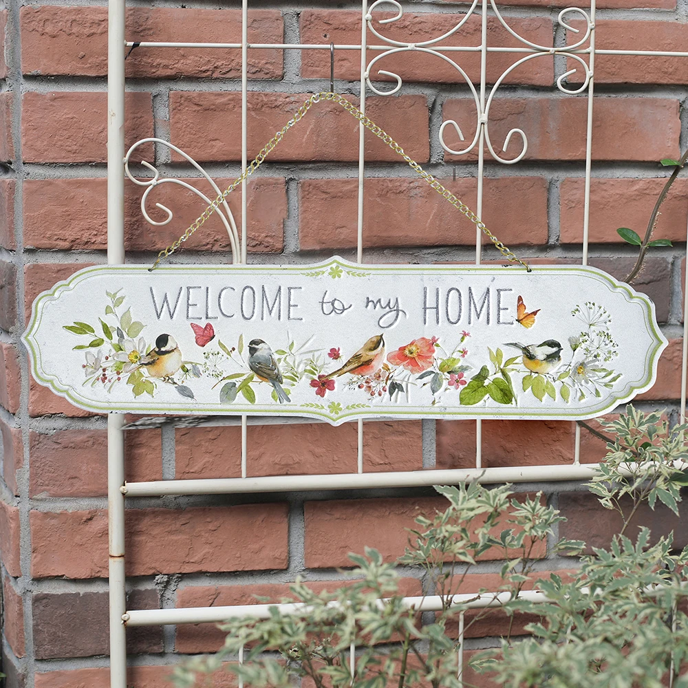 

Ironwork House Numbers Outdoor Garden Hanging Signs Wall Decorations House Numbers Signboards Welcome Signs Hanging Pieces