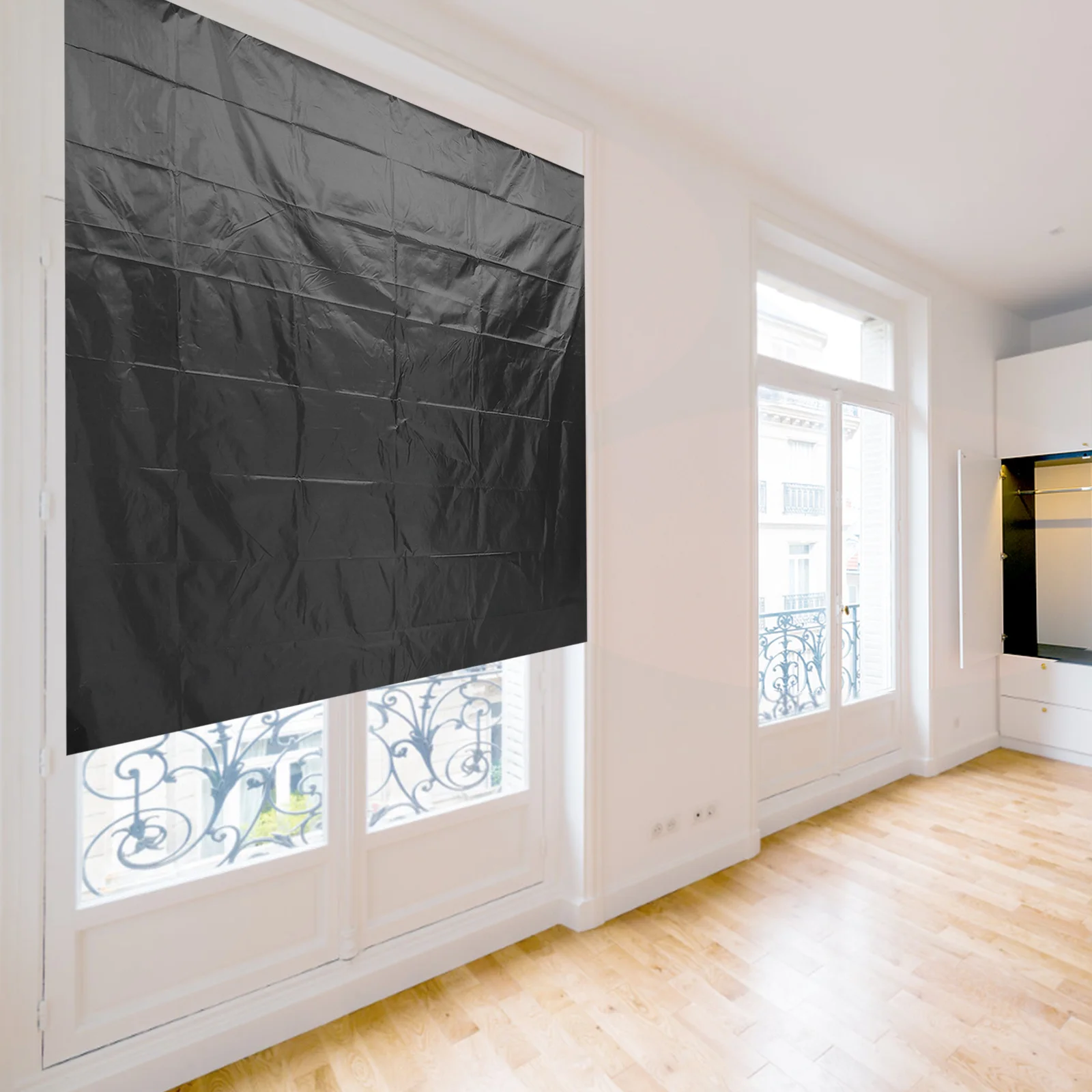 Rideau occultant Portable, facile à installer, 1 ensemble, pour dortoir, bureau, chambre d'enfant, couverture de fenêtre