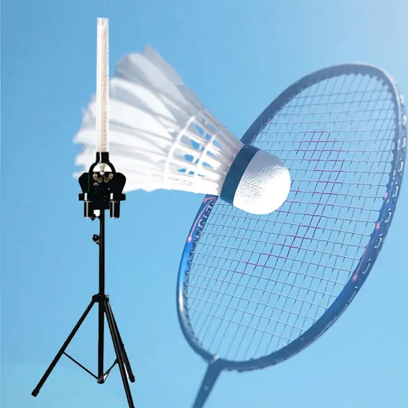 

YIZHI Single Person Training Badminton Shuttlecock Serve Machine 50 Balls Capacity Automatic Shooting Badminton Practice Machine