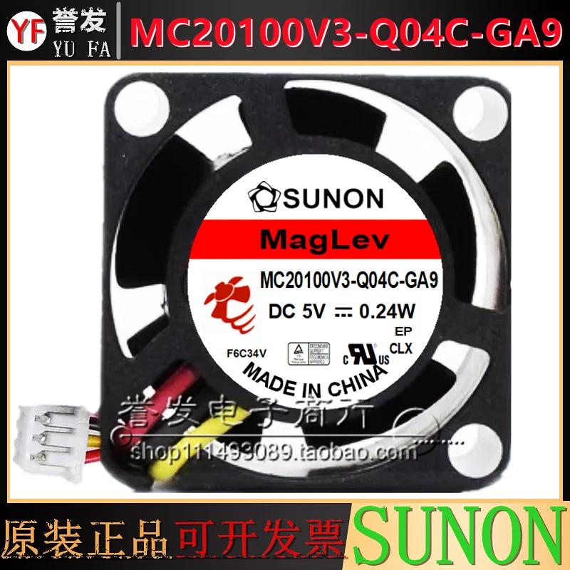 NUOVO ORIGINALE MC20100V3-Q04C-GA9 5V 0.24W 2010 20x20x10mm VENTOLA DI RAFFREDDAMENTO RADIATORE
