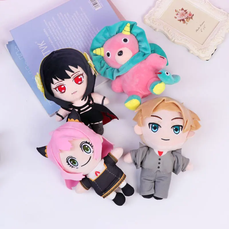 1-4pcs Hot sale anime domestic spy stuffed plush toy Chimera lion Ania spy x family plush spy children toy gift