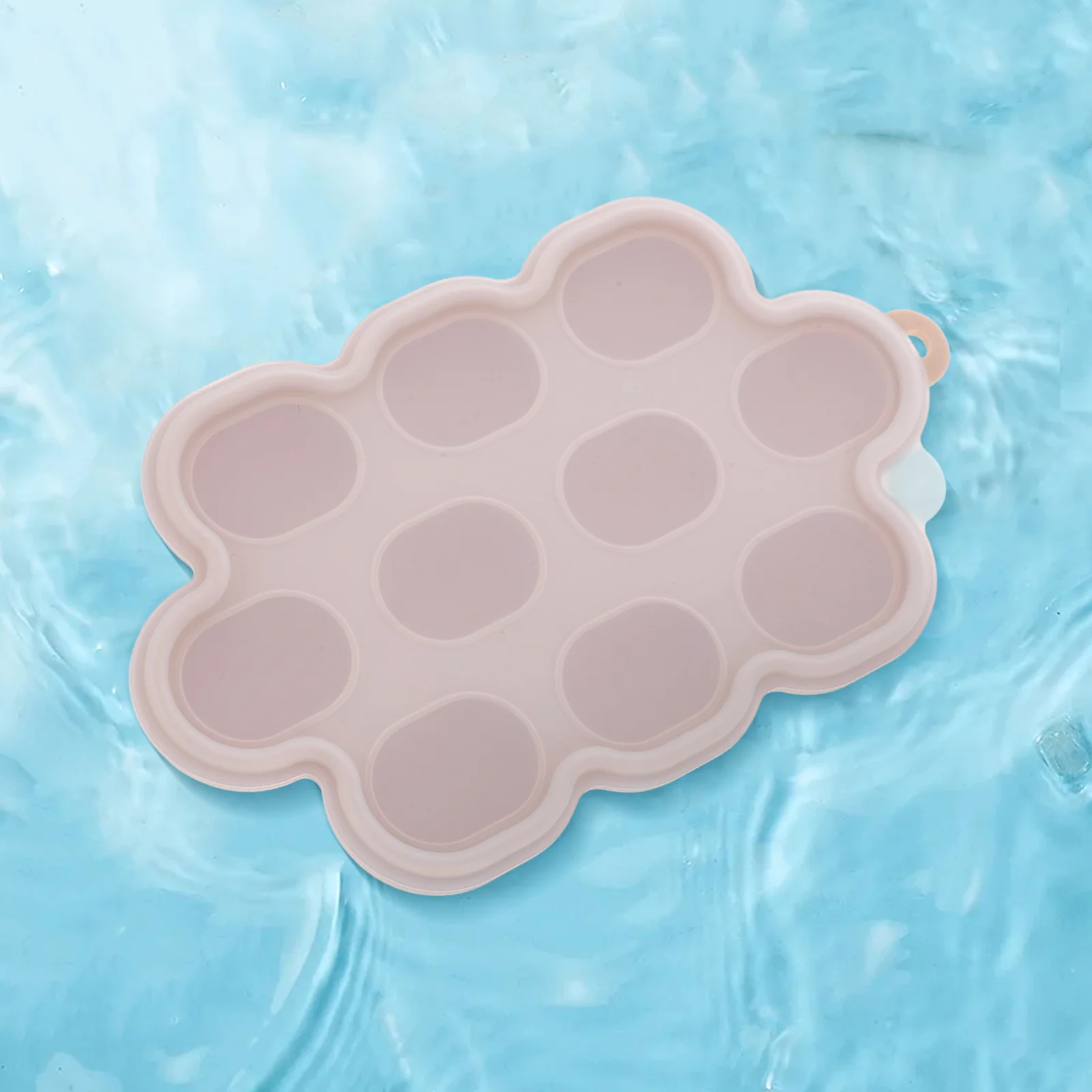 

Силиконовый лоток для кубиков льда, контейнер для морозильной камеры для детского питания, легкосъемный, с антипригарным покрытием, многоразовые штабелируемые кухонные принадлежности, силиконовый лоток для льда