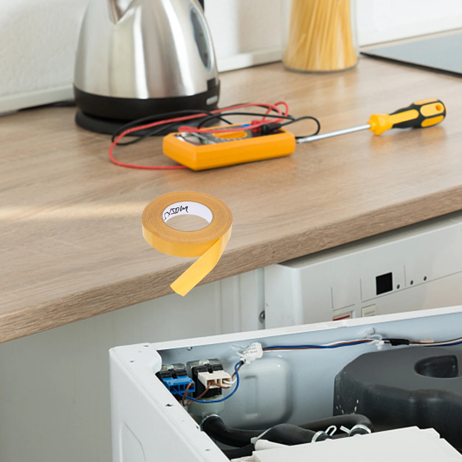 

Double Sided Grid Tape Insulation Fabric Walls Adhesive Thin Strong Packaging Bundling Shipping Carton Moving Glass