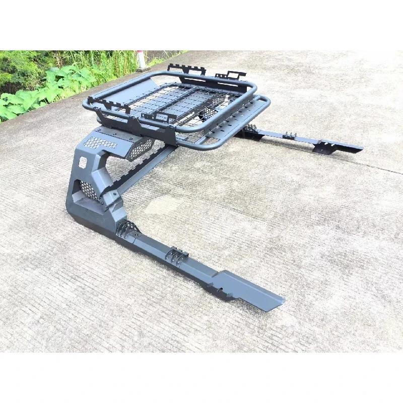 Premium Car Accessories 4X4 Pickup Truck Roll Bar With Basket Stainless Steel Retractable Tonneau Cover Profes Durable