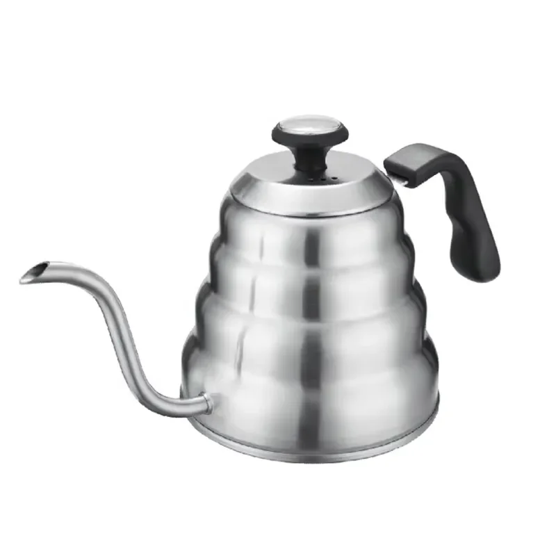 1L 1.2L Stainless Steel Gooseneck Hand Drip Coffee Pot Pour Over Kettle for Brewing