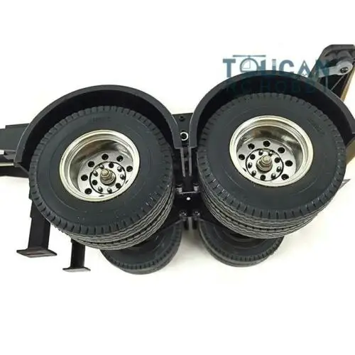 1/14 Toucan RC 20Ft Chassis 2Axle For Diy Tamiyaya RC Tractor Truck Trailer Th01027-Smt2