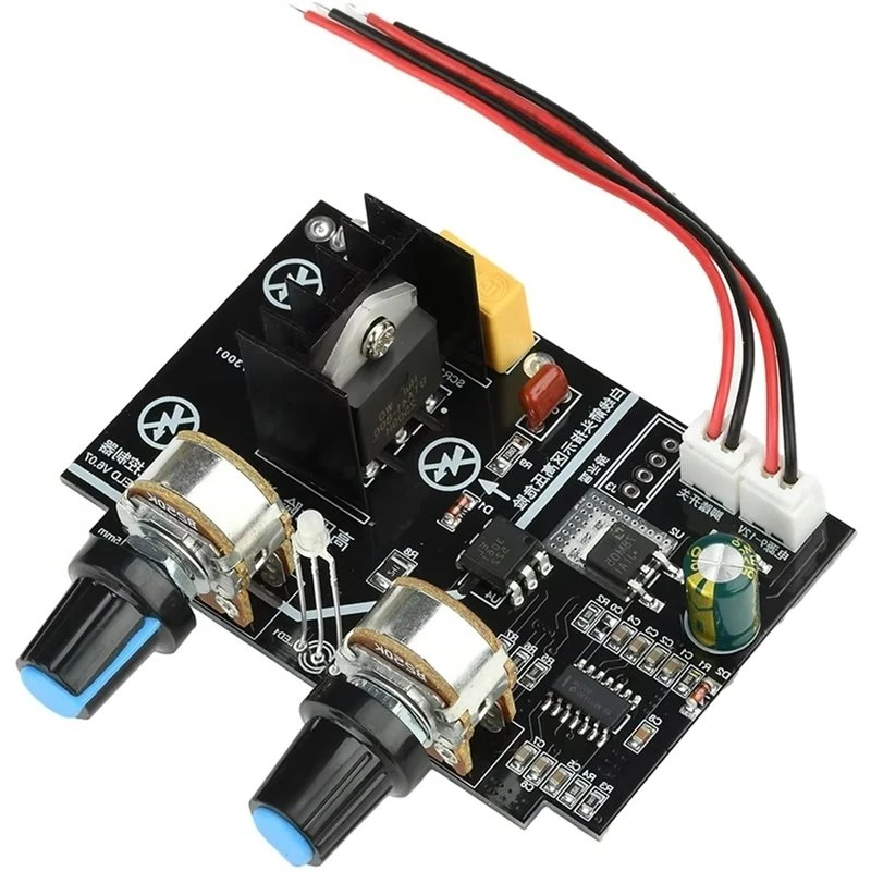 T19C Spot Welder Machine 9-12V 40A Adjustable Time& Current Control Board Solid State Relay Power Controller