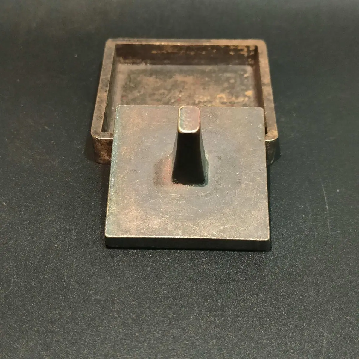 Taoist nine stacks of copper seals, seals, thunder seals, boxes, Dusi, Daoist Zhang Tianshi, Shibao Dharma prints, pure copper a