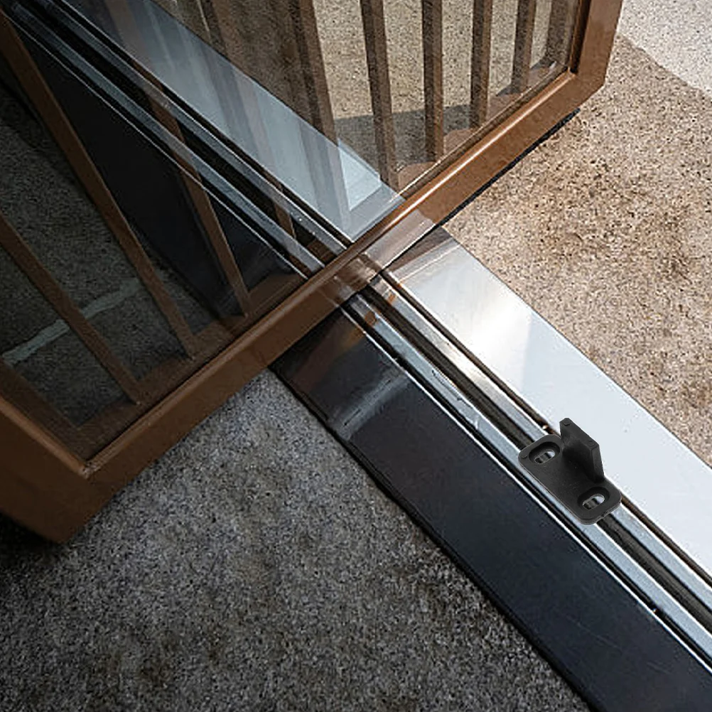 8Pcs Barn Door Floor Guide Closet Door Guide Door Stopper Sliding Door Bottom Guide